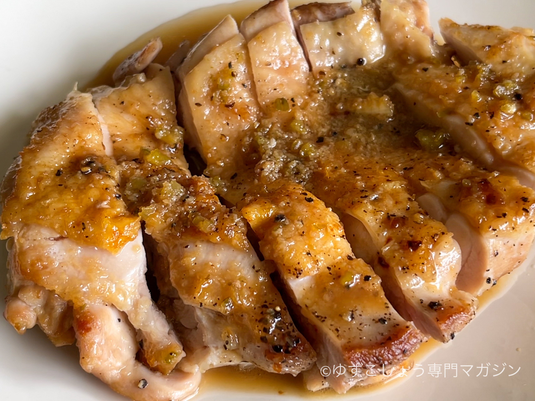 ゆず胡椒はソースにもなるんです！チキンステーキとゆず胡椒ソースをご紹介！ 柚子胡椒マガジン